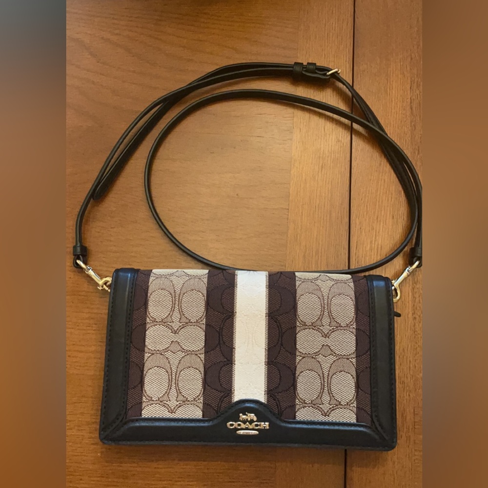 Coach Anna Foldover Clutch Crossbody